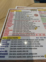 Crousty Pizza Co menu