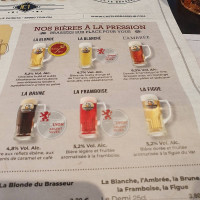 Chez Le Brasseur menu