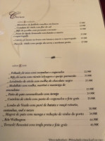 Izmir Kebab menu