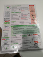 La Pizza De Nico menu