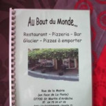 Au Bout Du Monde Carte