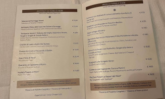 Chez Fabrice menu