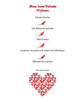 Restaurant La Table de Jean menu