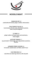 Aux Delices d'Asie menu