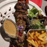 La Terrasse Du Green Chateau D'hem Comida