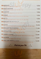 Restaurant Hevi menu