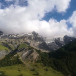 Les Glaciers outside