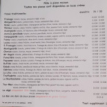 Pizza Loulou menu