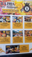 Café Radia. Carta
