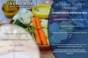 La Table Du Rocher Carte