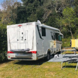 Camping Carcassonne: Camping De Montolieu outside
