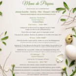 Le 7 de Table Cardápio