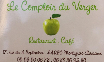 Le Comptoir Du Verger menu
