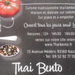 Thaï Bento Carta