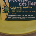 Auberge Des Iles Carte