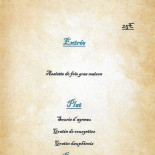 Bar Restaurant Pizzeria Chez Math Speisekarte