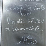 Bar Restaurant Pizzeria Chez Math Speisekarte