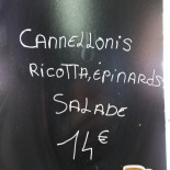 Bar Restaurant Pizzeria Chez Math Speisekarte