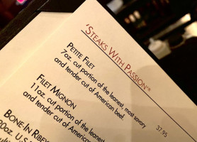 La Gentilhommière menu