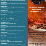 Pizza Rhuys (anciennement Bellagio) menu