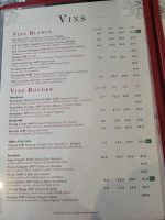 Vinalia menu