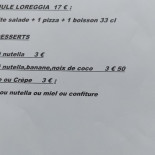 Pizza Loreggia Pouzols Minervois Menu