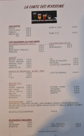 La Saladelle menu