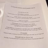 La Table du Gourmet Carta