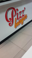 Pizz-burger logo