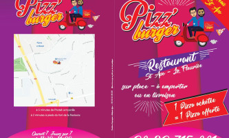 Pizz-burger menu