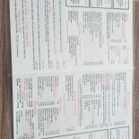 Yellow Bus Burger menu