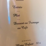 La Couronne menu