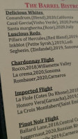 The Brasseur menu