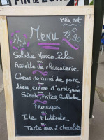 Le Lann Guen menu