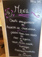 Le Lann Guen menu