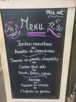 Le Lann Guen menu