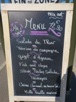 Le Lann Guen menu