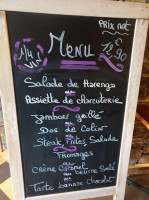 Le Lann Guen menu