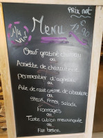 Le Lann Guen menu