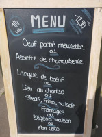 Le Lann Guen menu