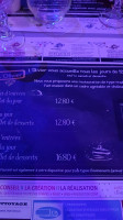 L'Olivier menu