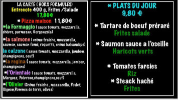 L'Olivier menu