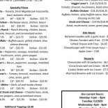 Le Coq Hardi Cardápio