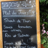 Cafe Brun menu