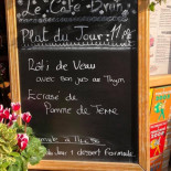 Cafe Brun menu