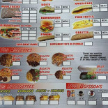 Corbas Kebab menu