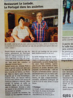 Lusiade Restaurant menu