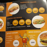 Pop Frites Bully menu