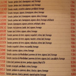 Le Boomerang Cardápio