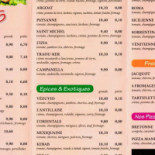 Pizza Mando menu